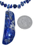 Lapis Sterling Silver Bead Necklace KX121159